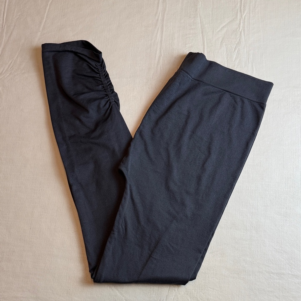 Frenchi Women's Dark Gray Stretch Comfort Leggings Tights Size L